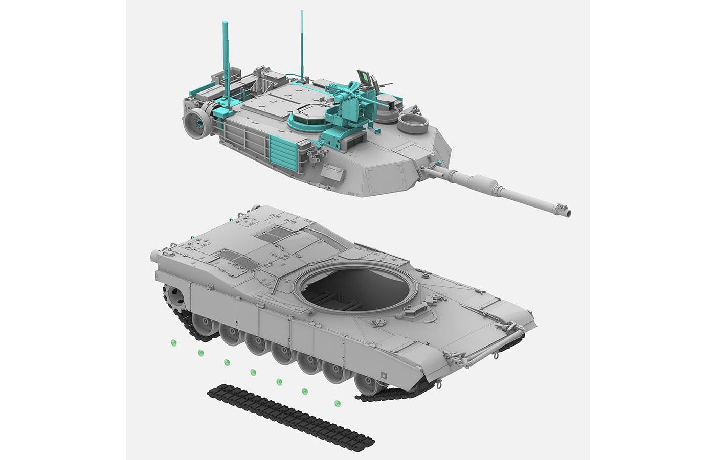 Rye Field Model - 5029 - M1A2 SEP V2 Abrams - digital model