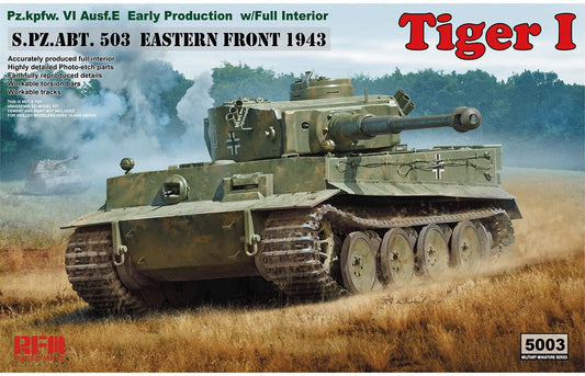 010 - Rye Field Model - 5003 - Pz.Kpfw. VI Ausf. E Tiger I (early) [interior kit] - primary image