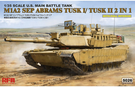 010 - Rye Field Model - 5026 - M1A2 SEP Abrams SEP TUSK I /TUSK II - primary image