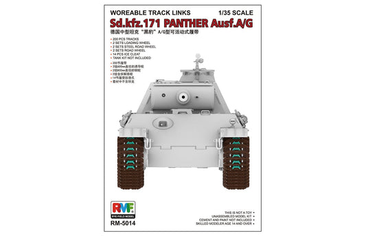 010 - Rye Field Model - 5014 - Pz.Kpfw. V Panther Ausf. A/G Workable Track Links - primary image