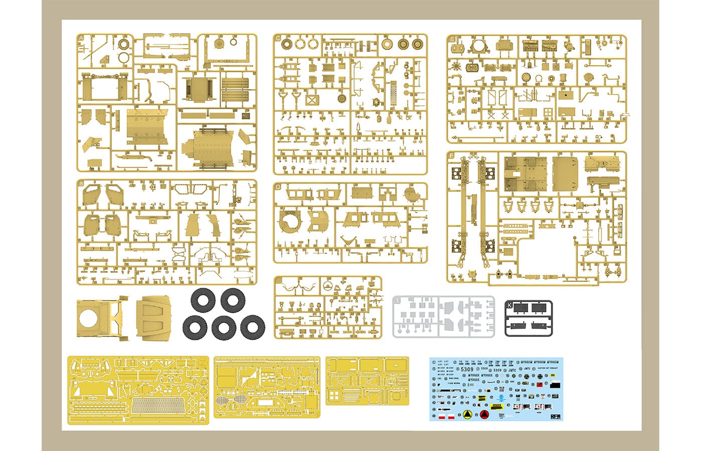 Rye Field Model - 5032 - Oshkosh M1240A1 M-ATV - sprue