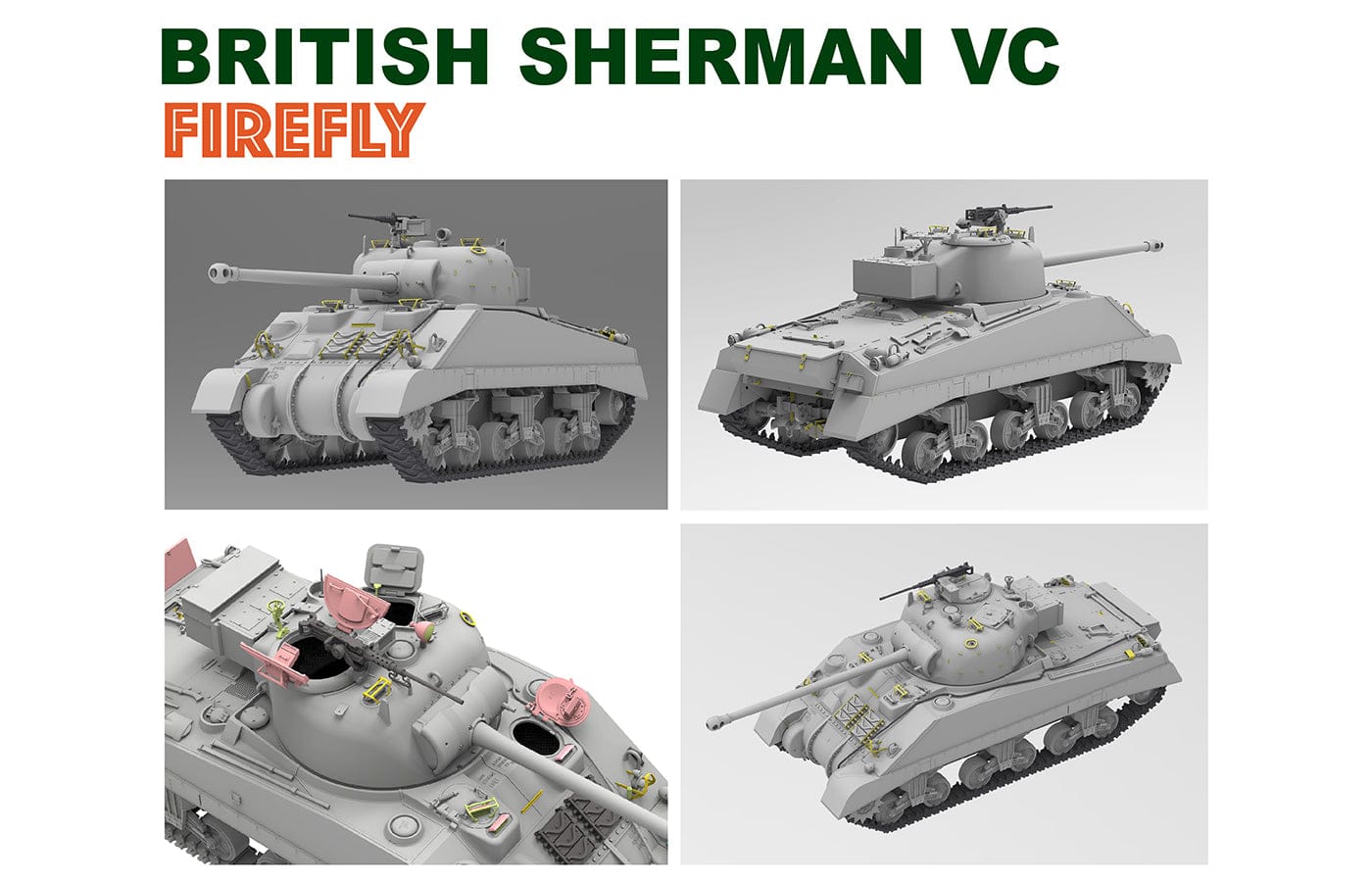 Rye Field Model - 5038 - Sherman Firefly Vc - digital model