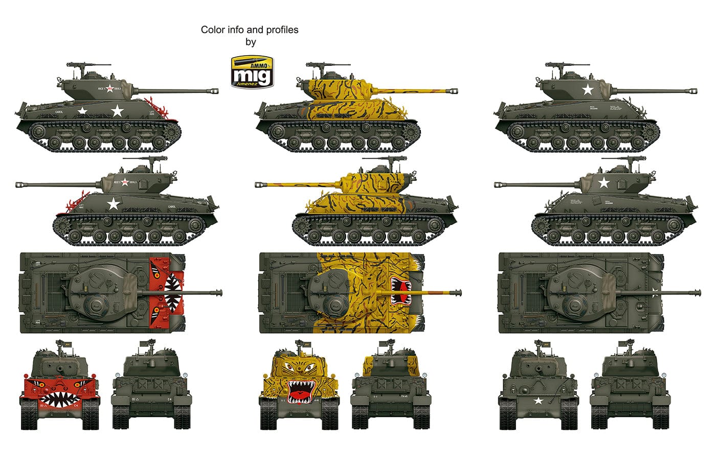 Rye Field Model - 5049 - M4A3(76)W HVSS - paint schemes