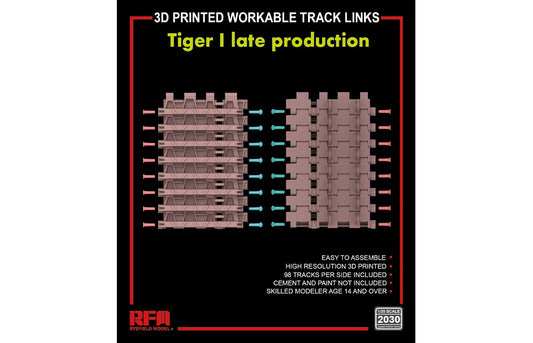 010 - Rye Field Model - 2030 - Pz.Kpfw. VI Ausf. E Tiger I (late) Workable Track Links - primary image
