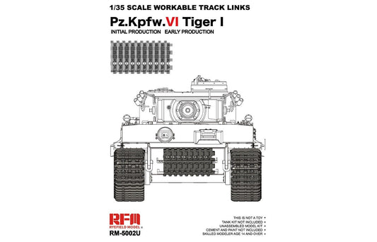010 - Rye Field Model - 5002U - Pz.Kpfw. VI Ausf. E Tiger I (initial) Workable Track Links - primary image