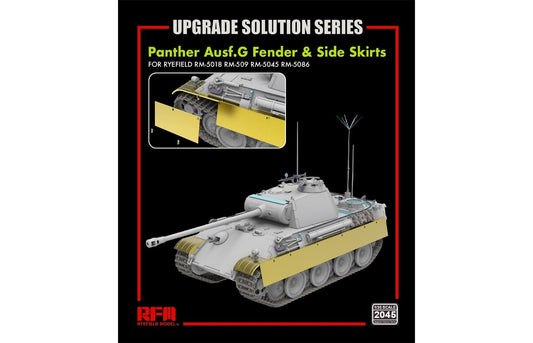 010 - Rye Field Model - 2045 - Pz.Kpfw. V Panther Ausf. G Fender and Side Skirts [upgrade kit] - primary image