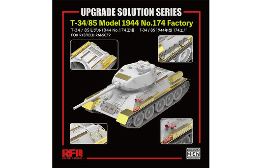 010 - Rye Field Model - 2047 - T-34-85 obr. 1944 No. 174 Factory [upgrade kit] - primary image