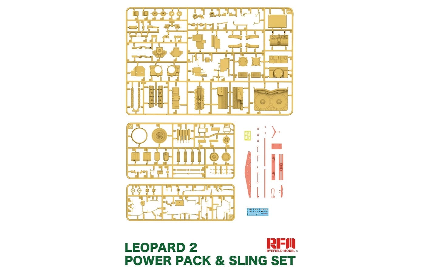 500 - Rye Field Model - 2050 - Leopard 2 Power Pack and Sling Set - digital model