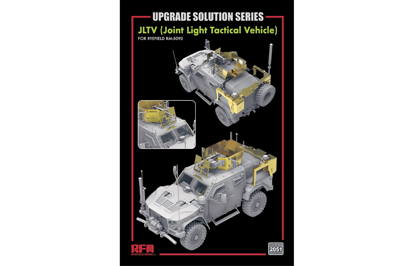010 - Rye Field Model - 2051 - Oshkosh M1279 JLTV [upgrade kit] - primary image