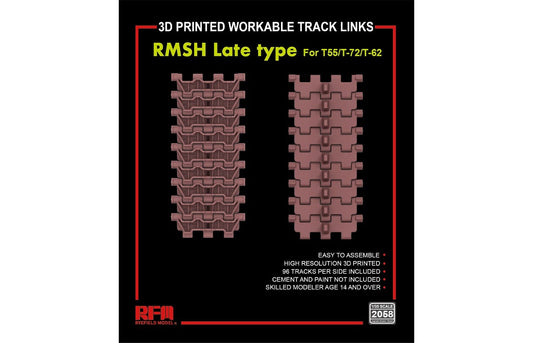 010 - Rye Field Model - 2058 - T-55/T-62/T-72 RMSh (late) Workable Track Links - primary image