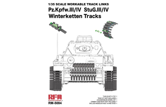 010 - Rye Field Model - 5084 - Pz.Kpfw. III/IV / StuG III/IV Winterketten Workable Track Links - primary image
