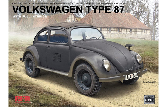 010 - Rye Field Model - 5113 - Volkswagen Type 87 [interior kit] - primary image