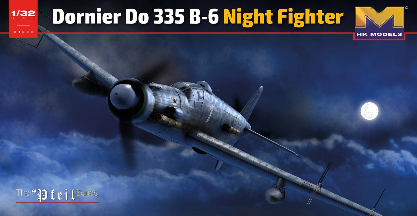 010 - HK Models - 01E021 - Dornier Do 335 B-6 Pfeil ‘Night Fighter’ - primary image