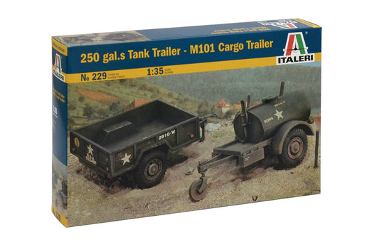 010 - ‘Ben Hur’ G-527 250 gal Water Trailer and M101 Cargo Trailer - primary image