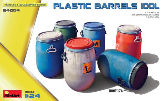 010 - 100l Plastic Barrels - primary image