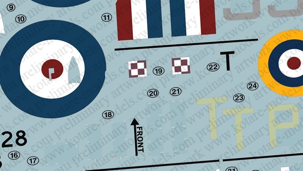 Kotare - 32006 - Supermarine Spitfire Mk Vb (early) - decals