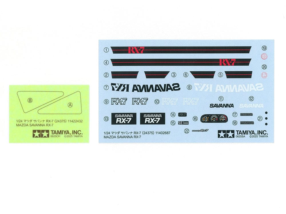 400 - Tamiya - 24375 - Mazda Savanna RX-7 - decals