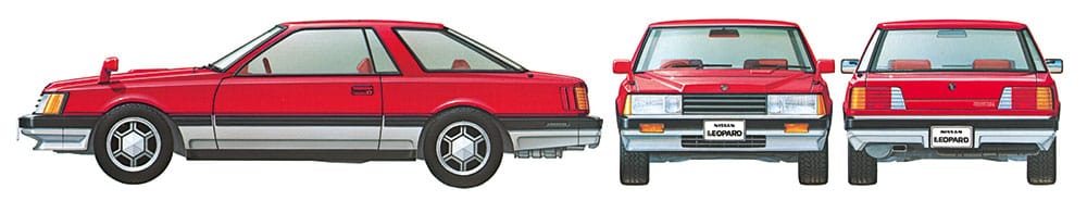Tamiya - 24378 - Nissan Leopard 280X SF L - paint schemes