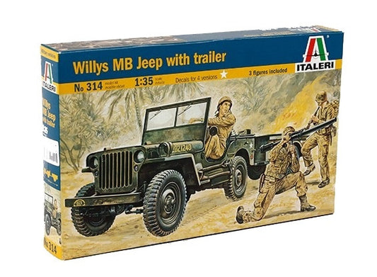 010 - Willys MB Jeep with Trailer - primary image