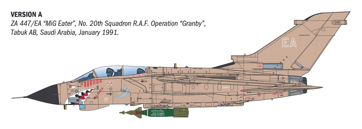 300 - Italeri - 2521 - Panavia Tornado GR1 ‘Desert Storm’ - paint schemes