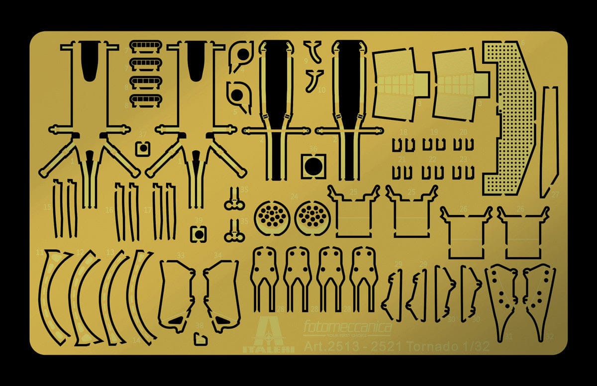 Italeri - 2521 - Panavia Tornado GR1 ‘Desert Storm’ - photo-etched parts