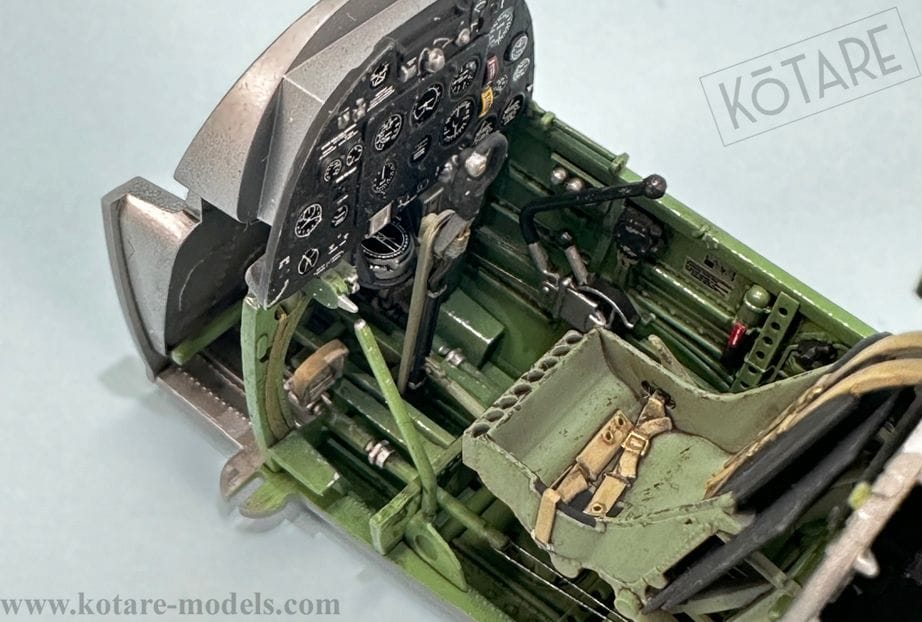 702 - Kotare - 32001 - Supermarine Spitfire Mk Ia (mid) - painted model