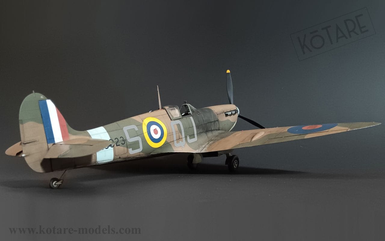 Kotare - 32006 - Supermarine Spitfire Mk Vb (early) - painted model