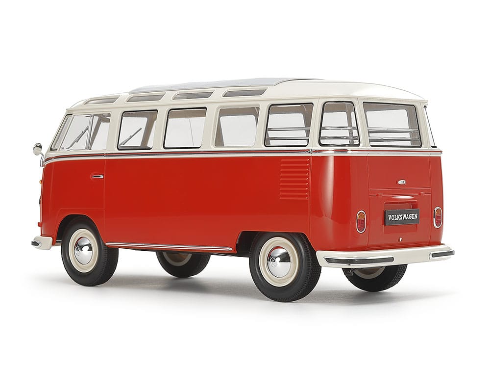 701 - Tamiya - 28101 - Volkswagen Type 2 (Red & White) [clic-loc] - painted model