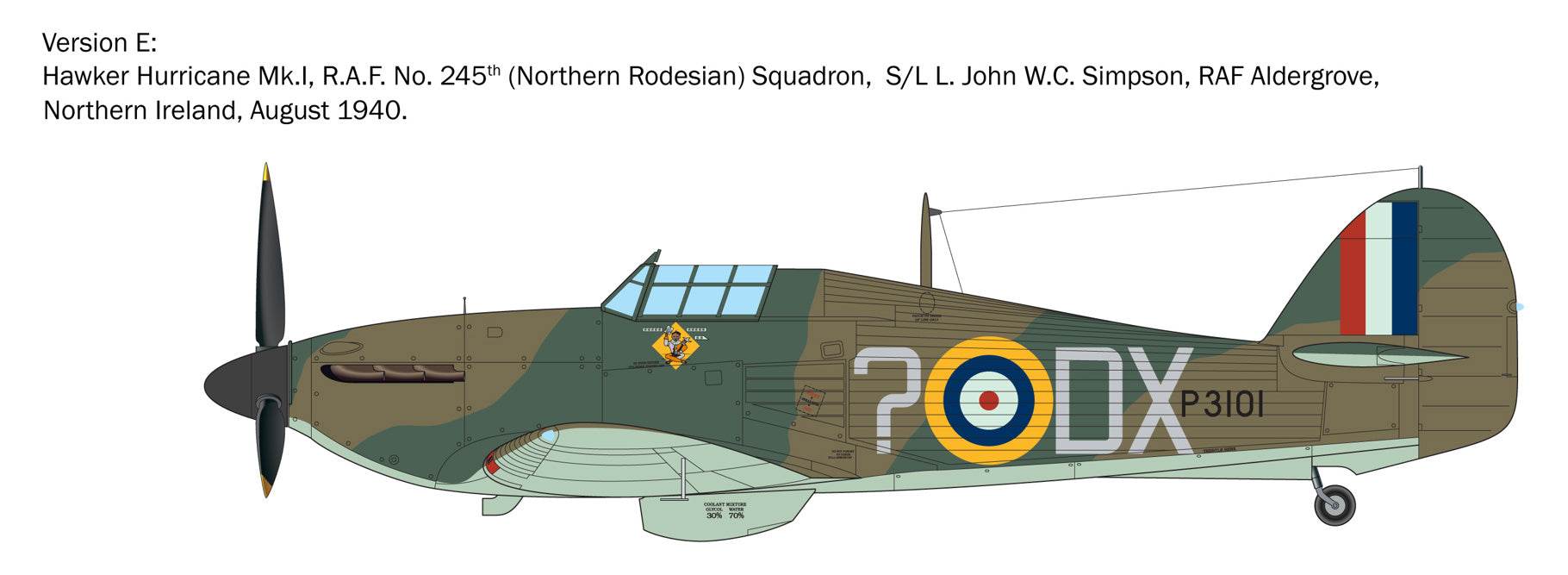 Hawker Hurricane Mk I ‘WWII Aces’ - paint schemes