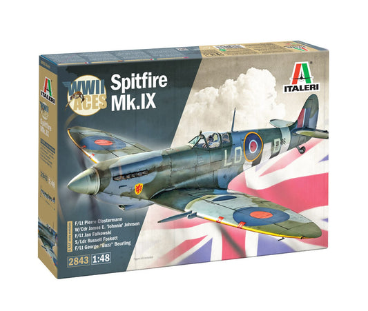 010 - Italeri - 2843 - Supermarine Spitfire Mk IX ‘WWII Aces’ - primary image