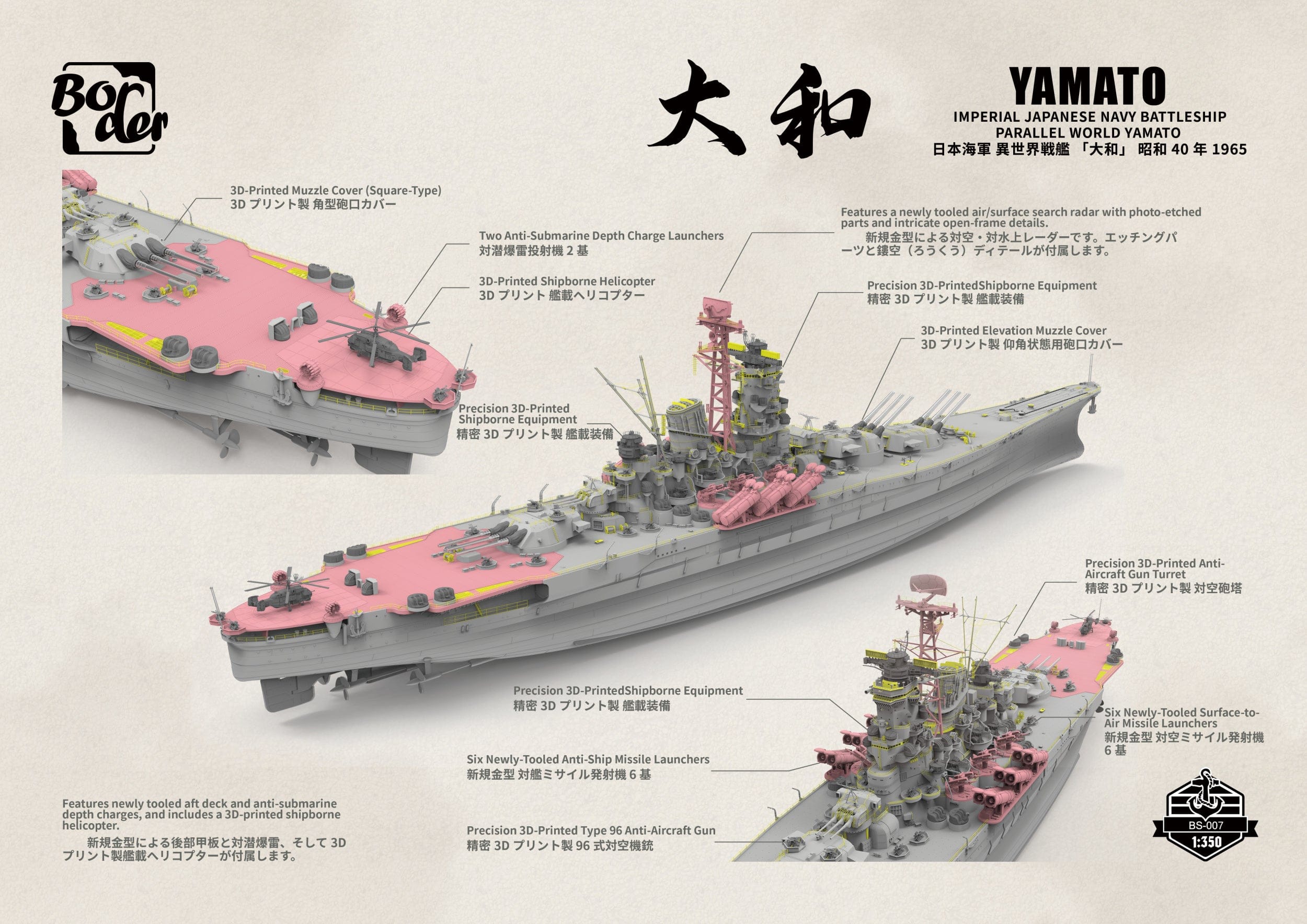 Border Model - BS-007 - Yamato (Parallel World) - digital model