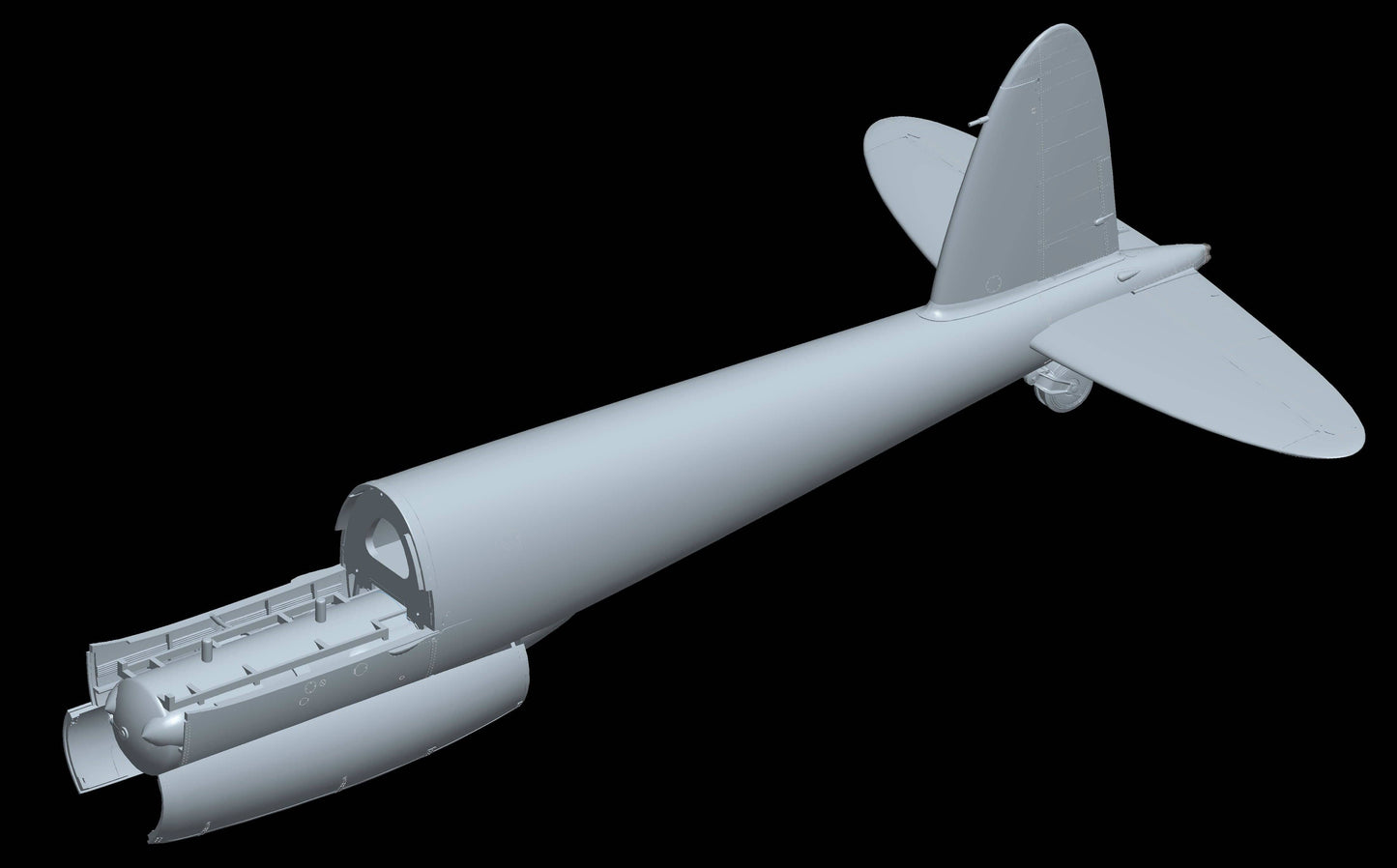 501 - HK Models - 01E016 - de Havilland Mosquito B Mk IX / XVI - digital model