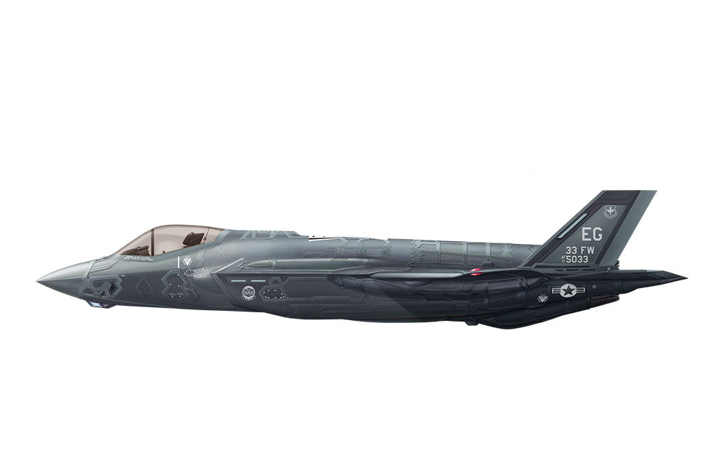 paint schemes - F-35A 11-5033, Piloted by Col. Lance Pilch, 33rd FW, USAF, Eglin AFB, 2015