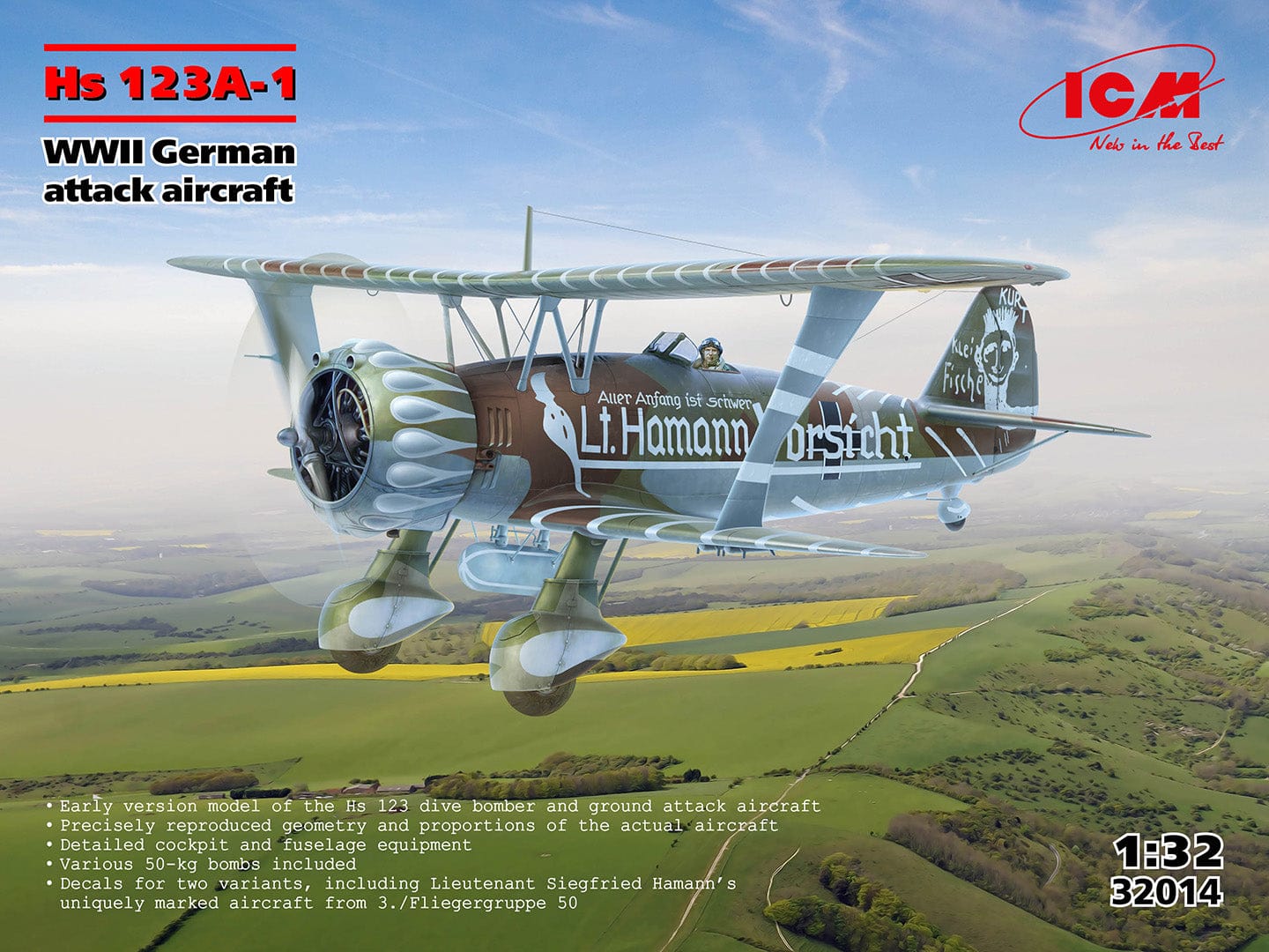 010 - ICM - 32014 - Henschel Hs 123 A-1 - primary image