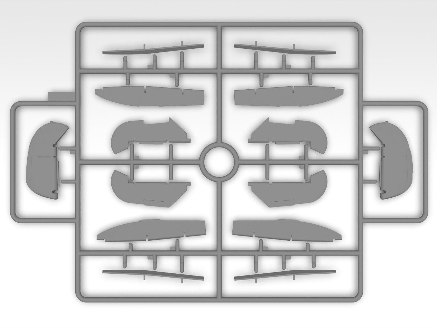 ICM - 32014 - Henschel Hs 123 A-1 - sprue