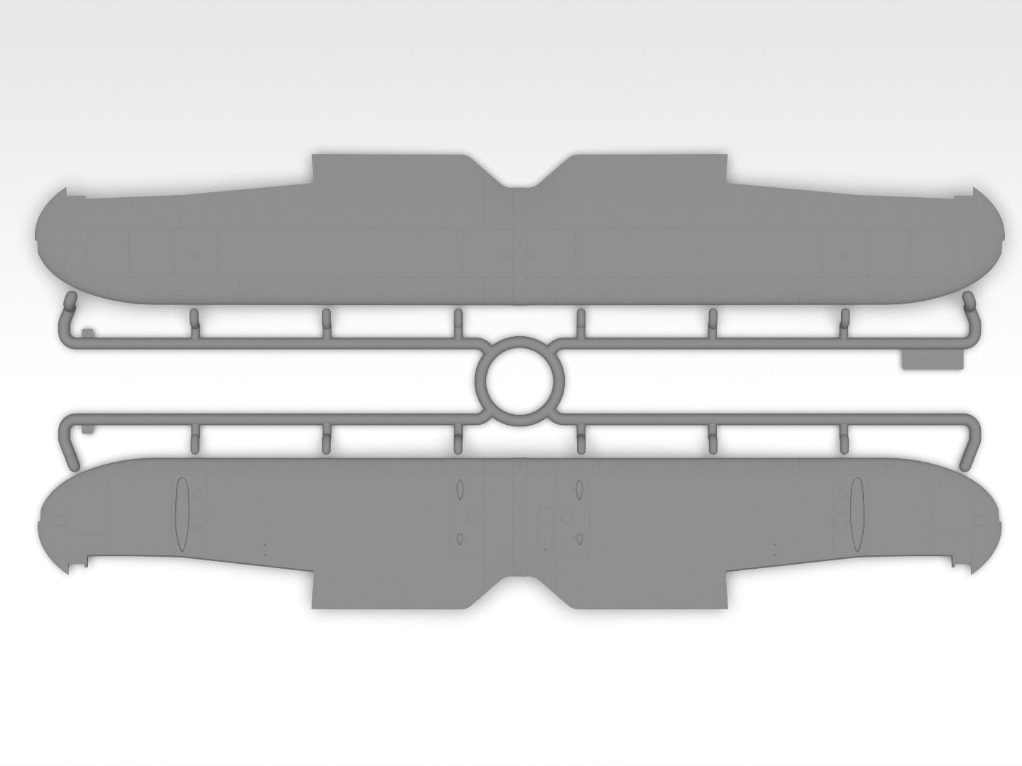 ICM - 32014 - Henschel Hs 123 A-1 - sprue