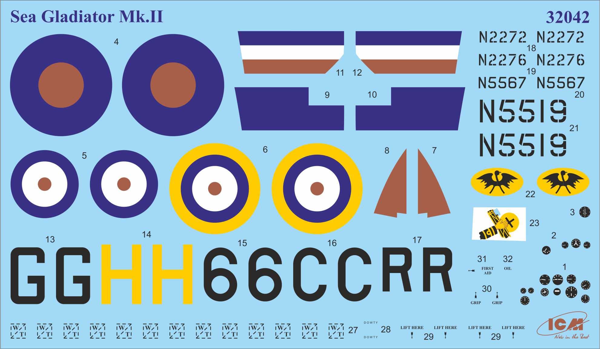ICM - DS3201 - Battle of Malta - decals