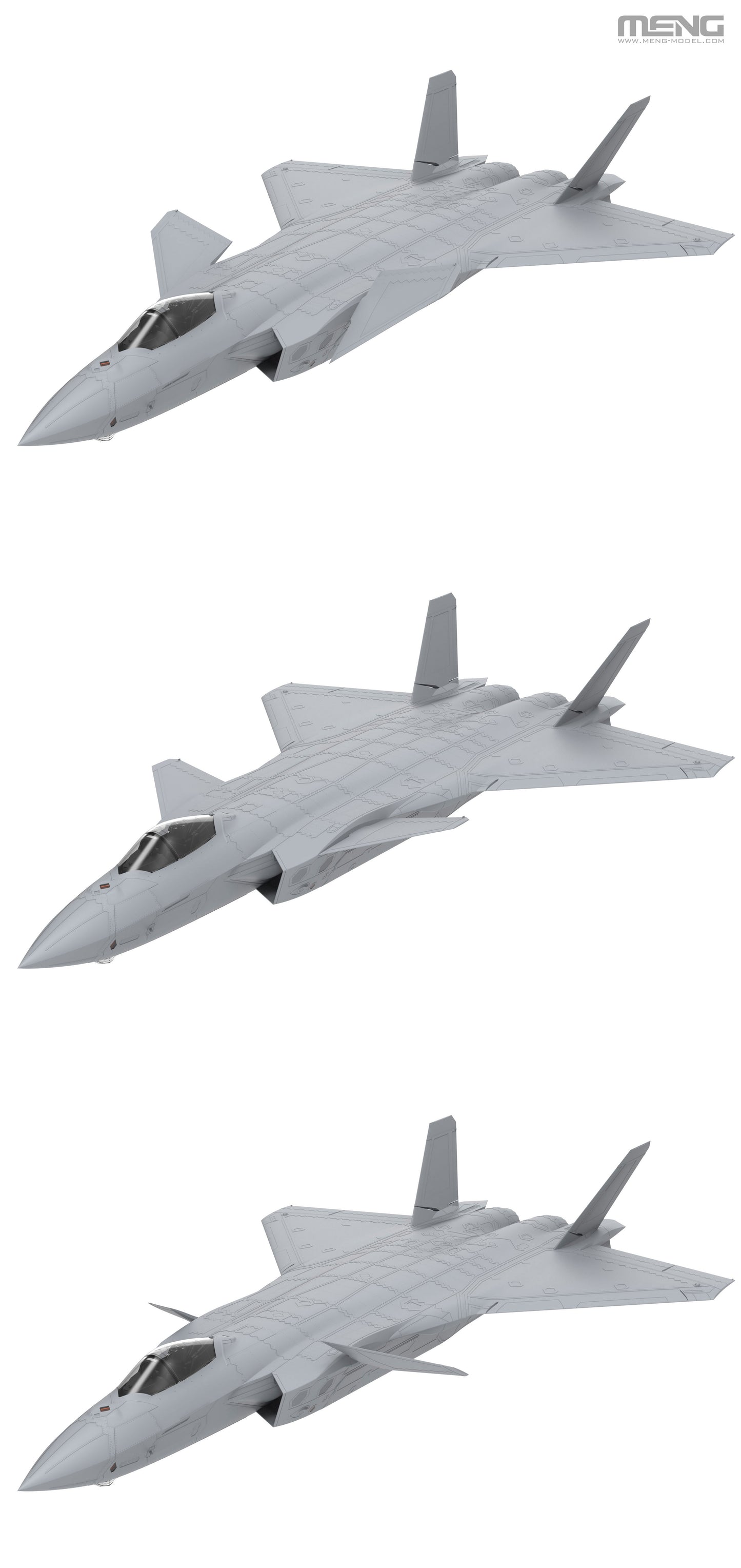 509 - digital model - The all-moving canards are rotatable as on the real aircraft.