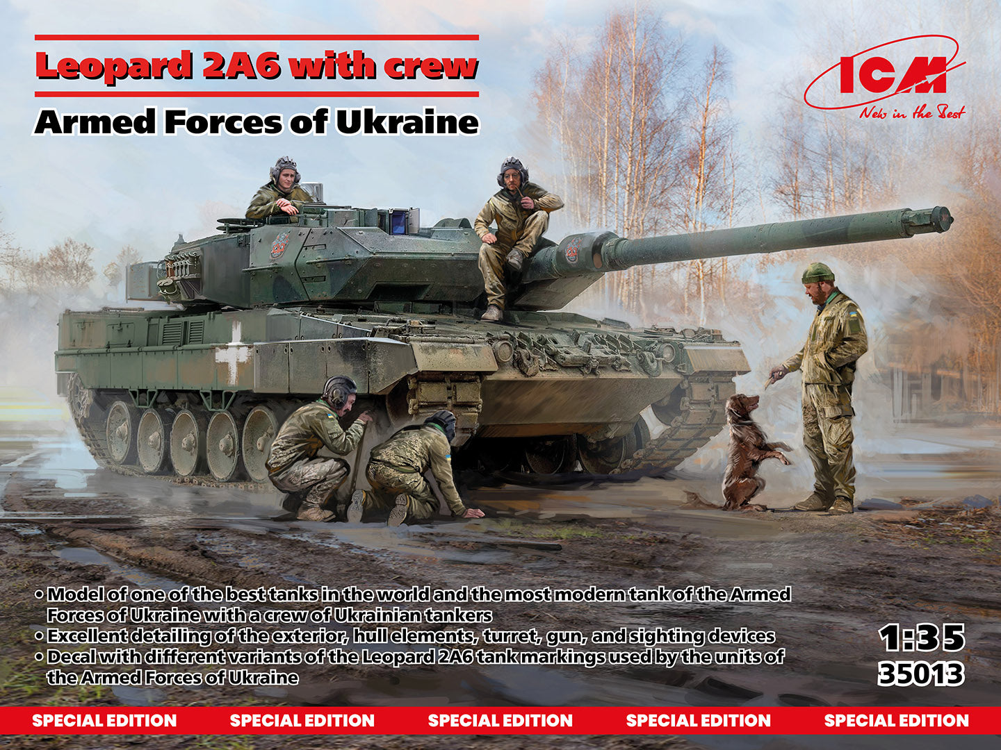 010 - Leopard 2A6 with crew - primary image