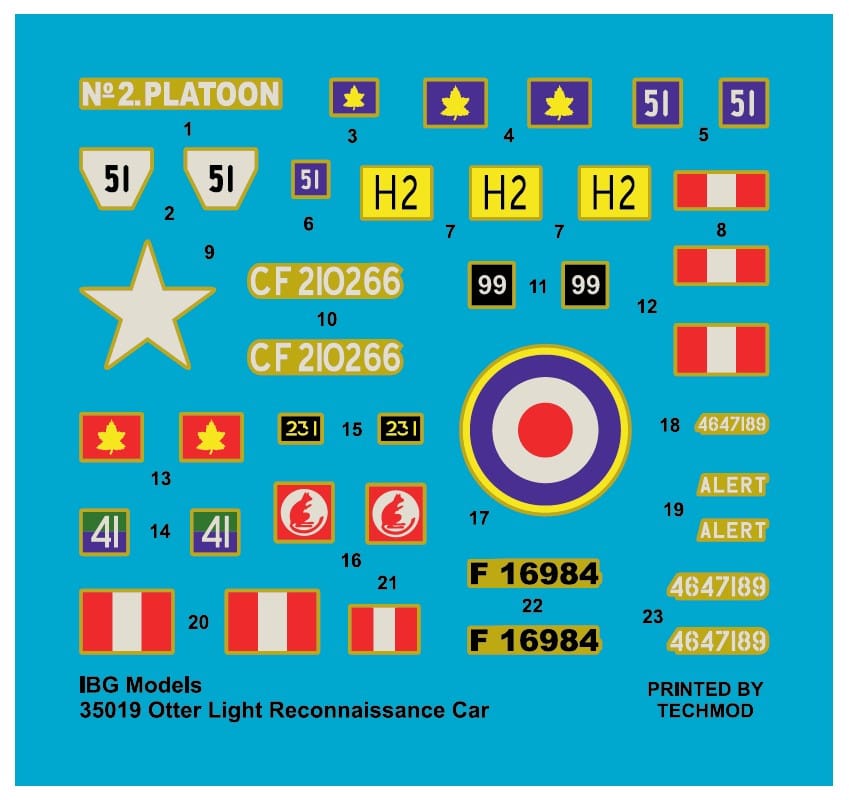 IBG - 35019 - Otter Mk I LRC - decals
