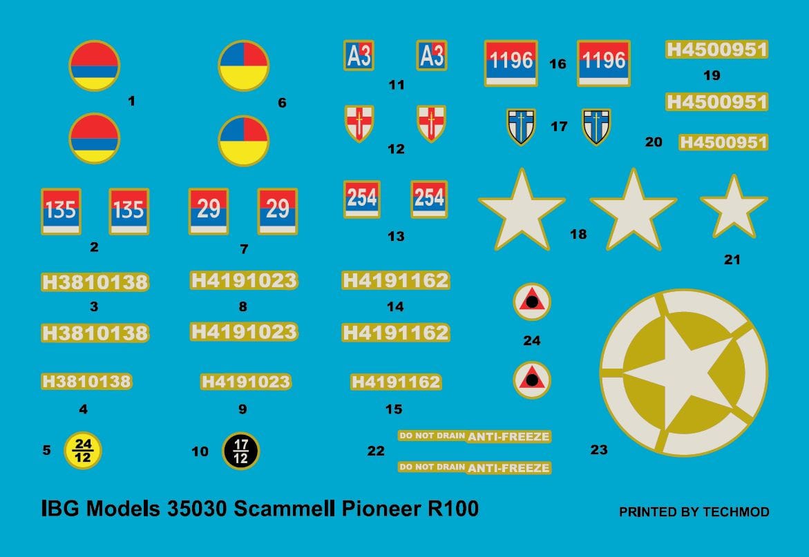 IBG - 35030 - Scammell Pioneer R100 - decals