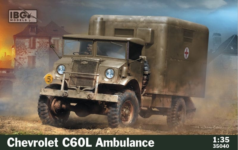 010 - IBG - 35040 - Chevrolet C60L Ambulance - primary image