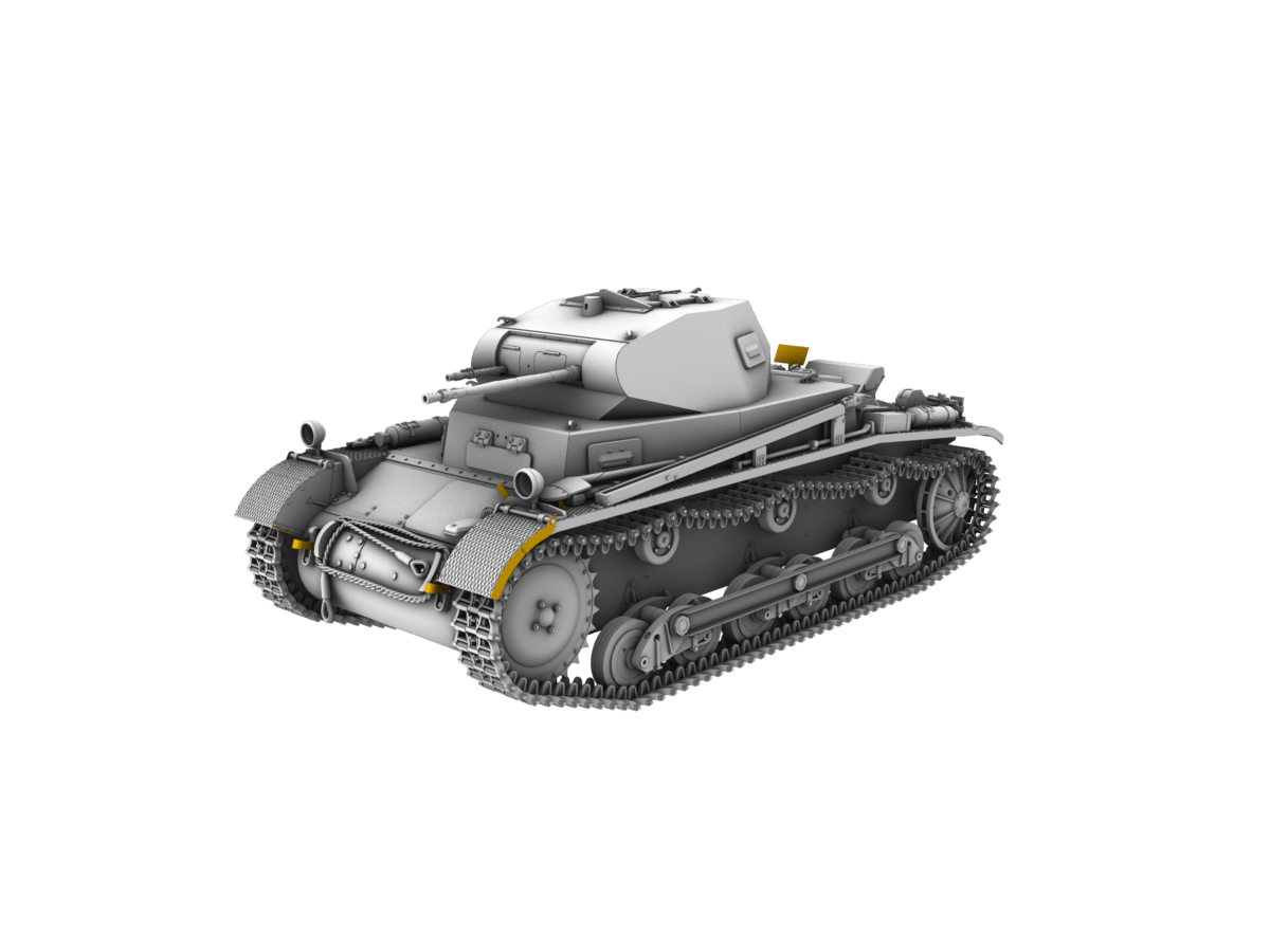 IBG - 35078 - Pz.Kpfw. II Ausf. a/3 - digital model