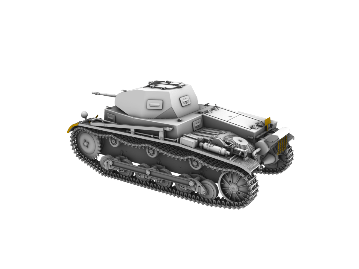 IBG - 35078 - Pz.Kpfw. II Ausf. a/3 - digital model