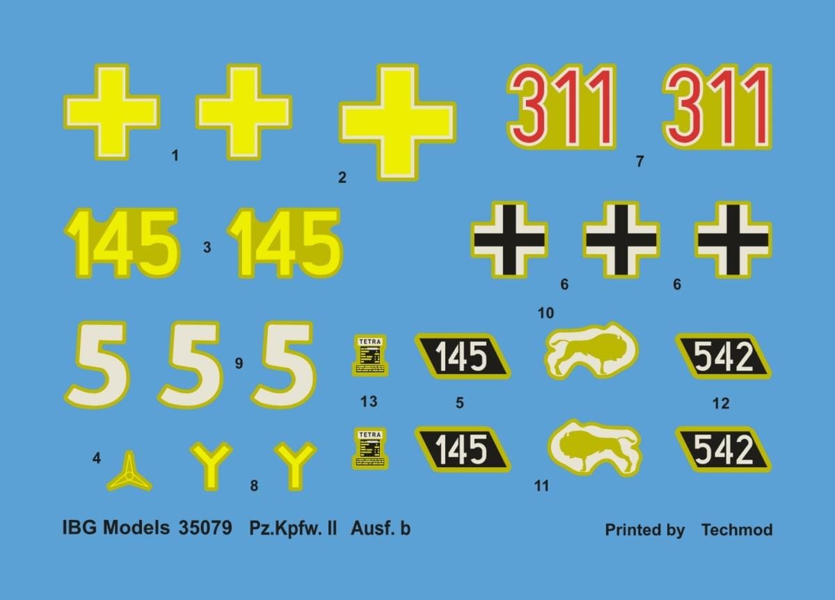IBG - 35079 - Pz.Kpfw. II Ausf. B - decals