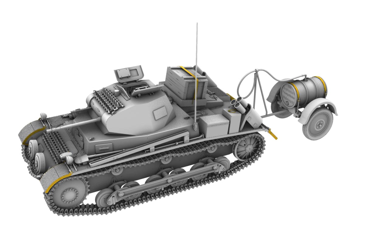IBG - 35080 - Pz.Kpfw. II Ausf. B with Betr.st.Anh - digital model
