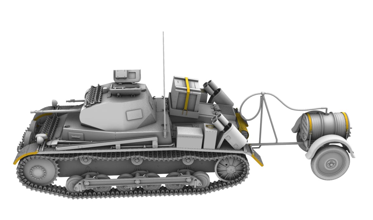 503 - IBG - 35080 - Pz.Kpfw. II Ausf. B with Betr.st.Anh - digital model