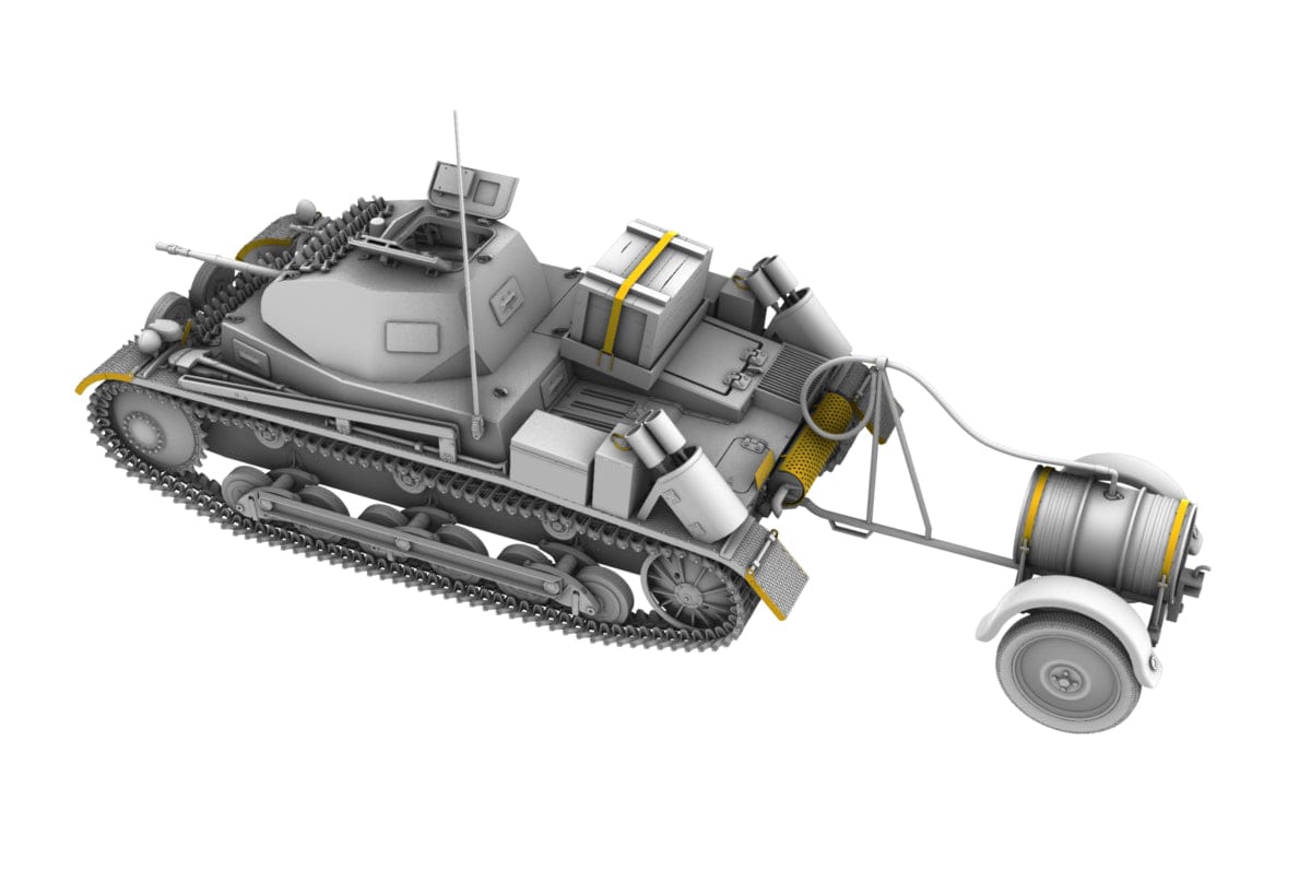 IBG - 35080 - Pz.Kpfw. II Ausf. B with Betr.st.Anh - digital model