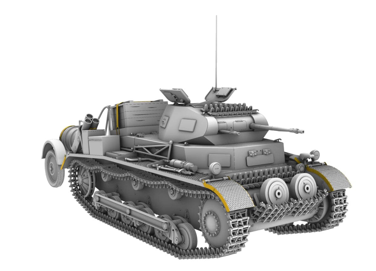 512 - IBG - 35080 - Pz.Kpfw. II Ausf. B with Betr.st.Anh - digital model