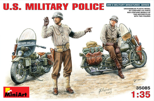 010 - United States Military Police with Harley-Davidson WLA - primary image